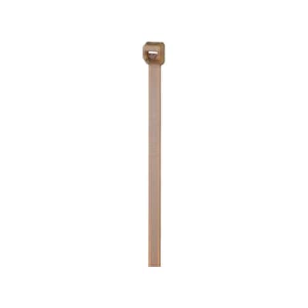 Panduit Cable Tie, 7-1/2 in L, 1.88 in Max Bundle Dia., Brown, PEEK, 150 lb Strength, 1000 PK PLT2S-M71